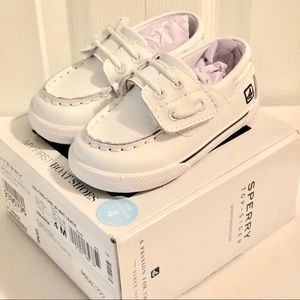 Sperry Top Sider White Infant Boys Shoe